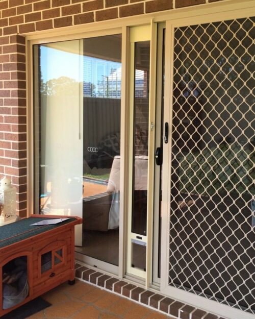 Installation 41 Adaptor - Max Security, Pet Door Insert For Sliding Door